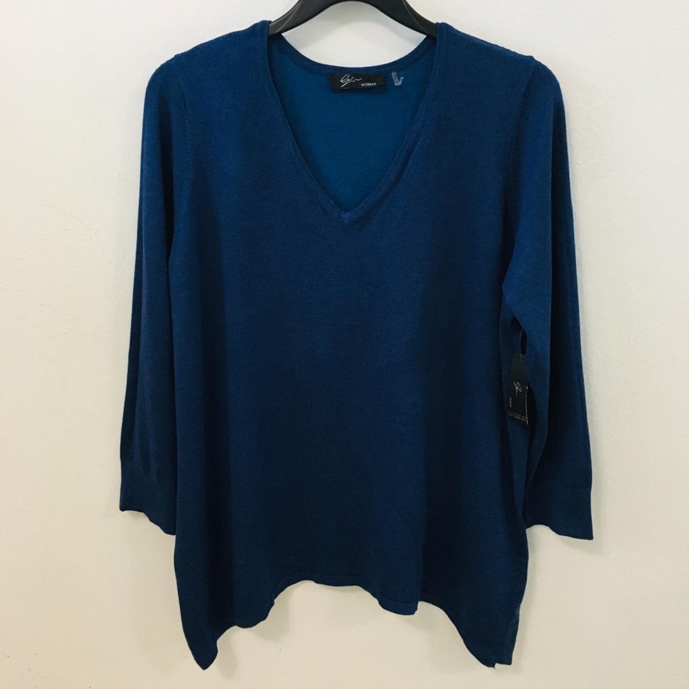Cyrus blue jay sweater size 2X